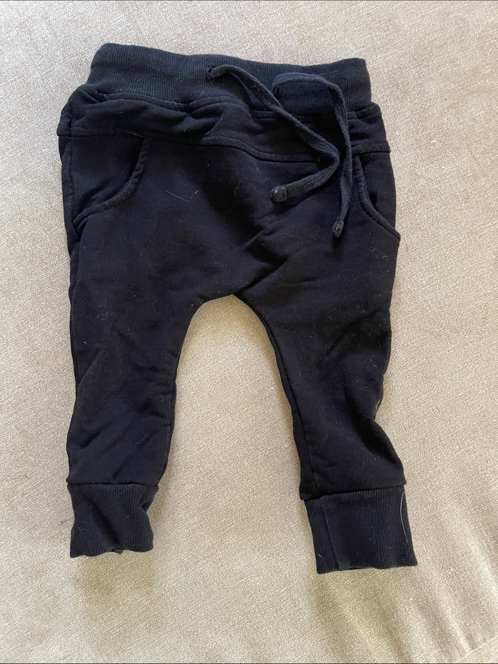 Bums and Roses Black Drawstring Jogger Pants - Comfortable Everyday Bottoms